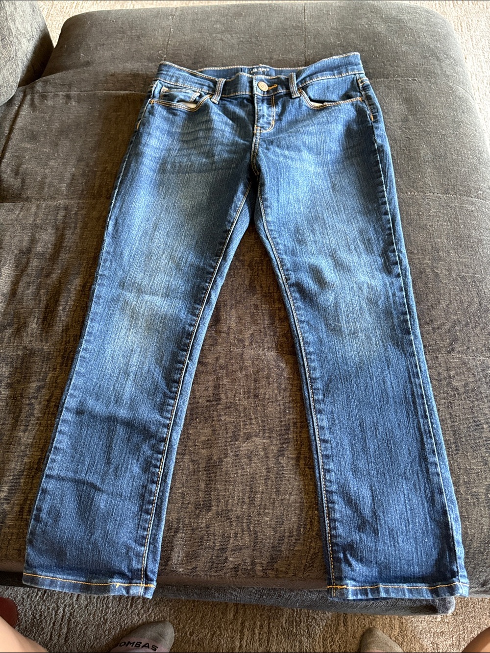 Old Navy Blue Kids Straight-Leg Jeans